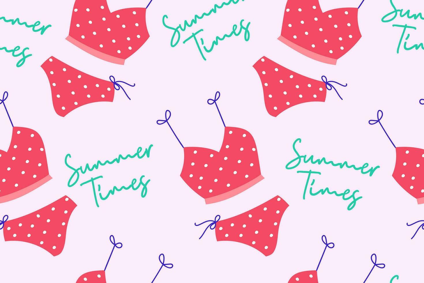 Colourful Summer Seamless Pattern beauty background wallpaper for summertime textile, wraping paper or graphic print vector