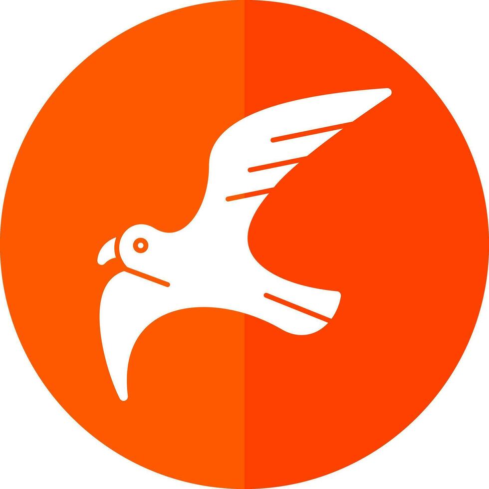 Seagull Vector Icon Design