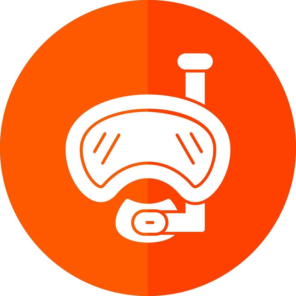 Diving mask Vector Icon Design