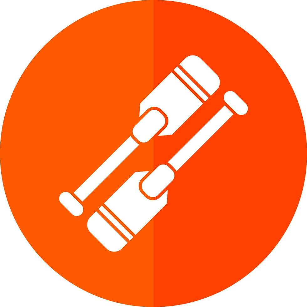 Oars Vector Icon Design