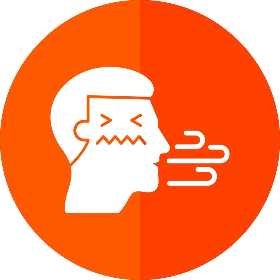 Bad breath Vector Icon Design