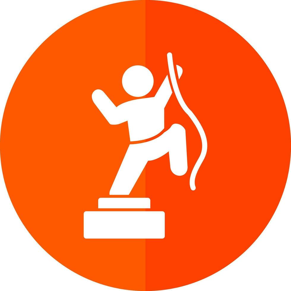 Climbing Vector Icon Design