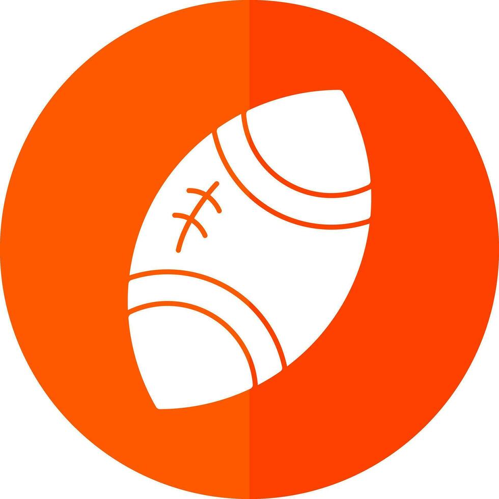 Rugby ball Vector Icon Design