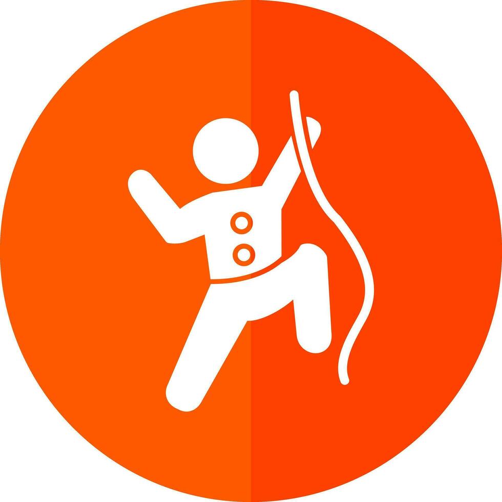 Climbing Vector Icon Design