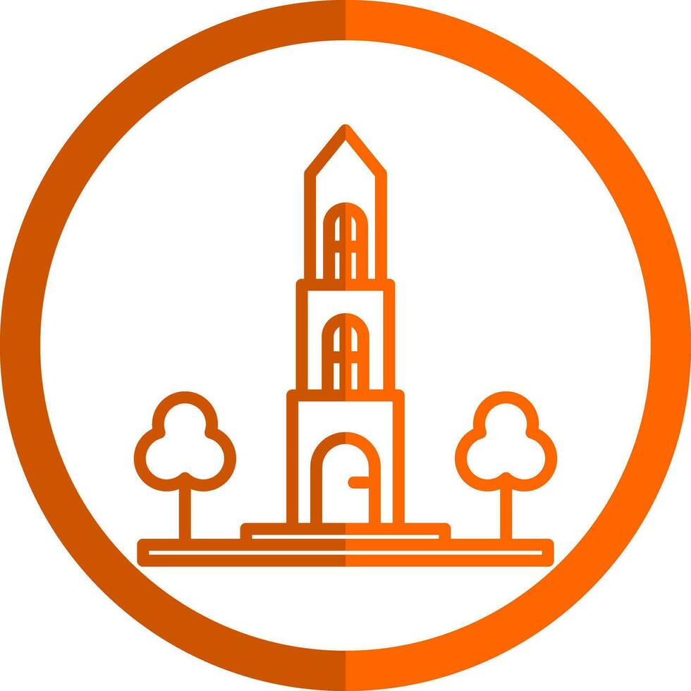 Dom tower Vector Icon Design