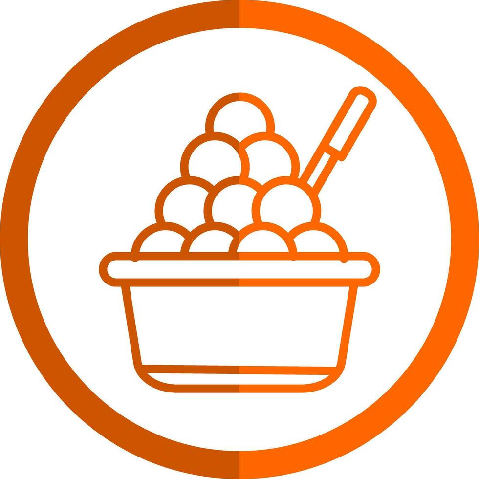 Bitterballen Vector Icon Design