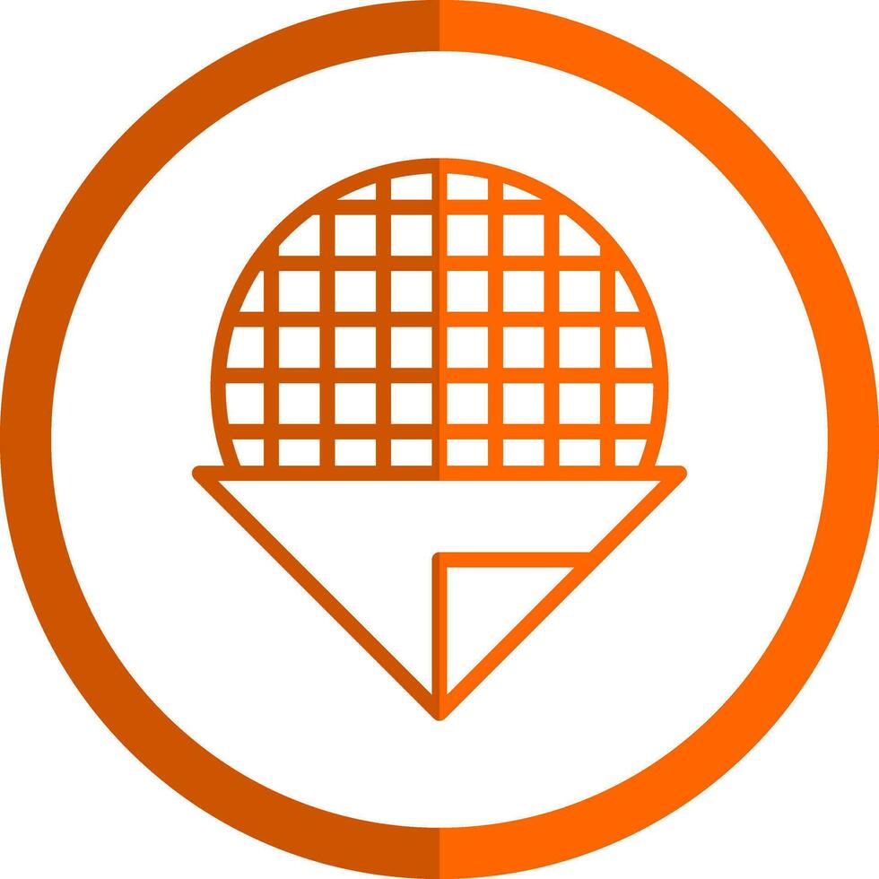 Stroopwafel Vector Icon Design