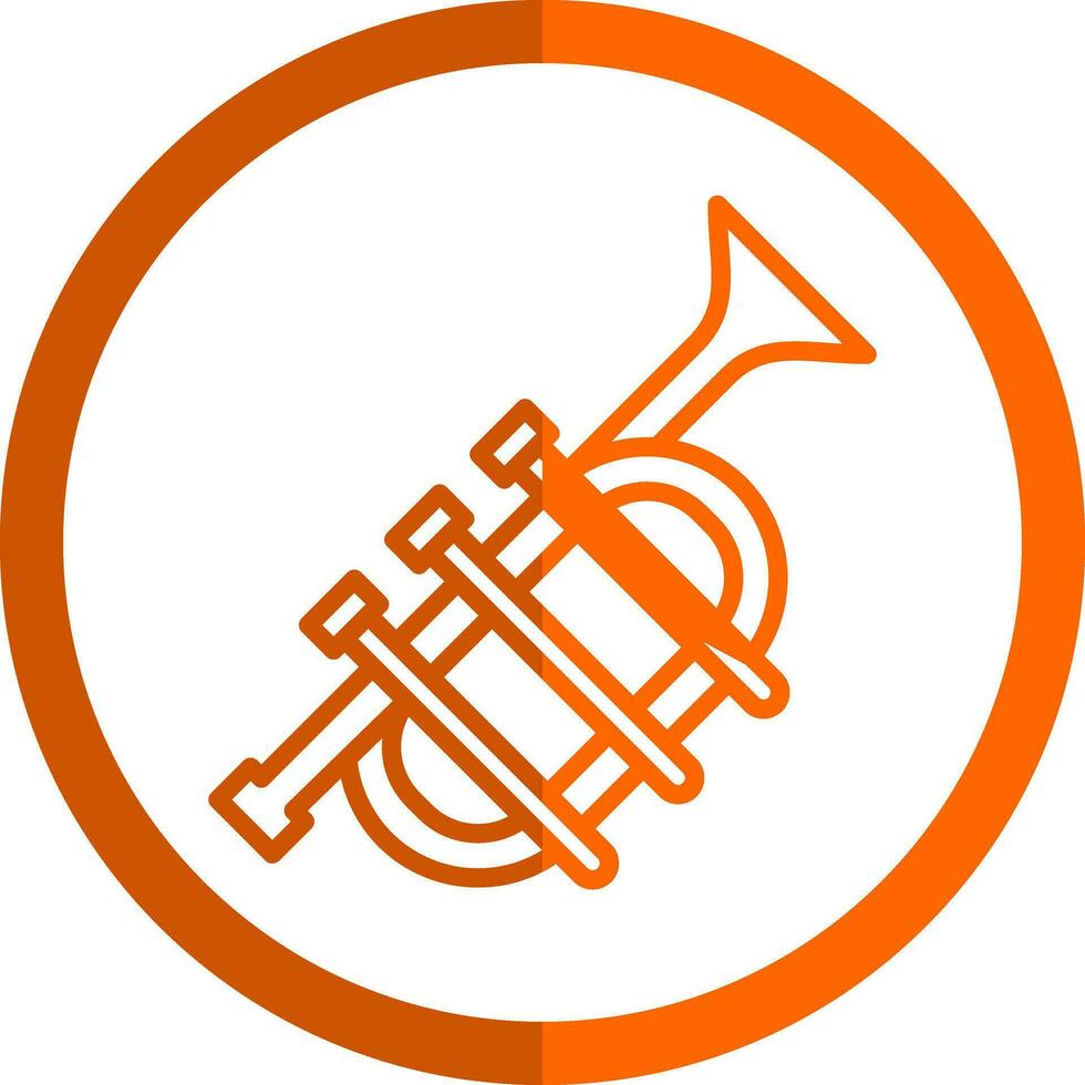 Trumpet Vector Icon Design