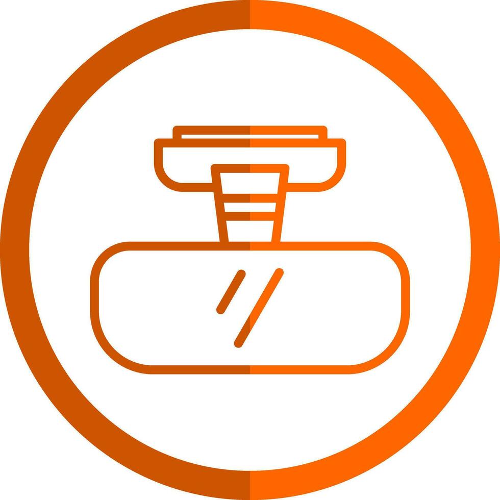 Rearview mirror Vector Icon Design