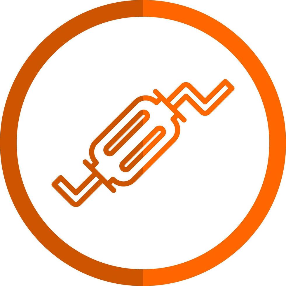 Exhaust pipe Vector Icon Design