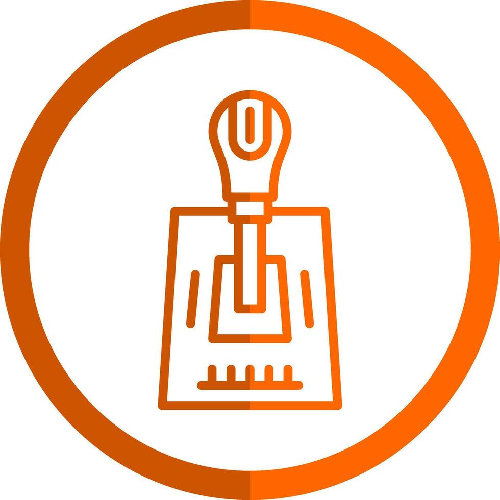 Gearshift Vector Icon Design