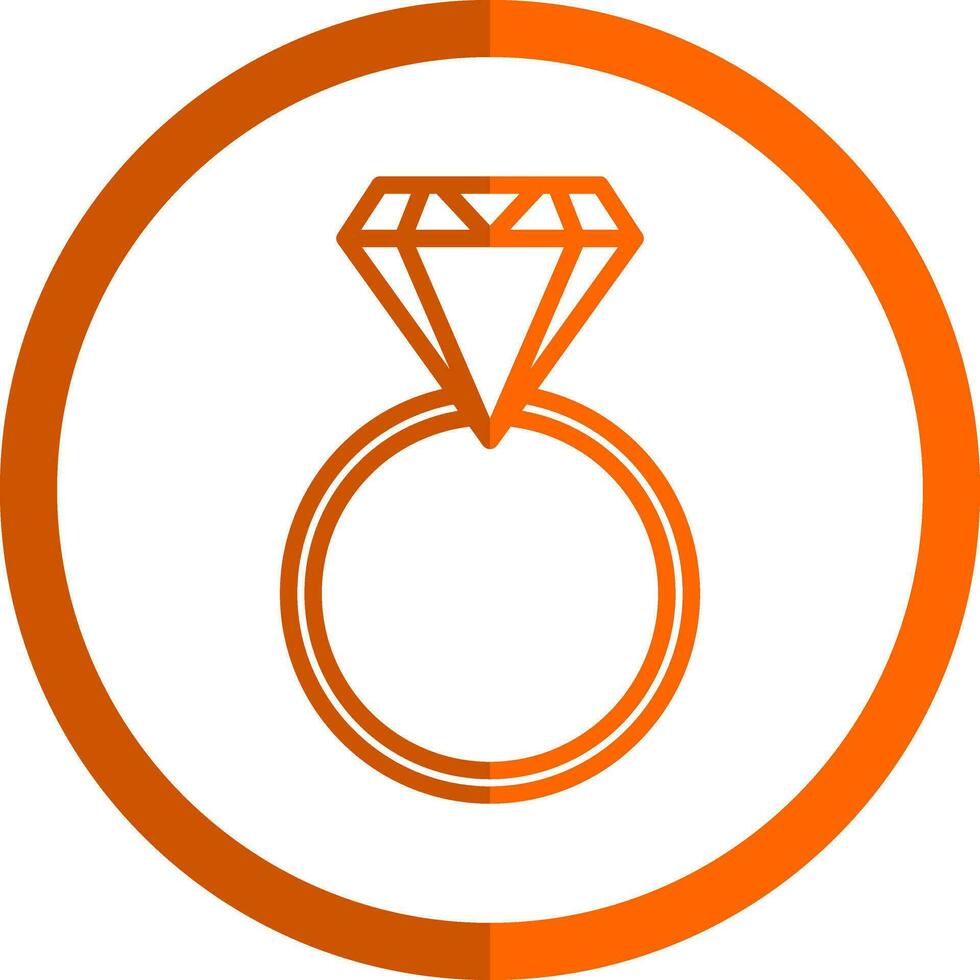 Diamond ring Vector Icon Design