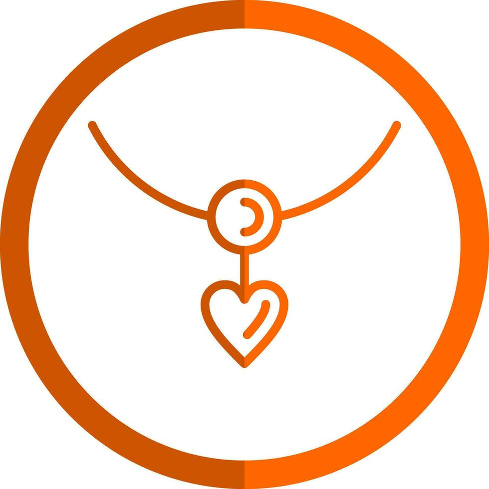 Necklace Vector Icon Design