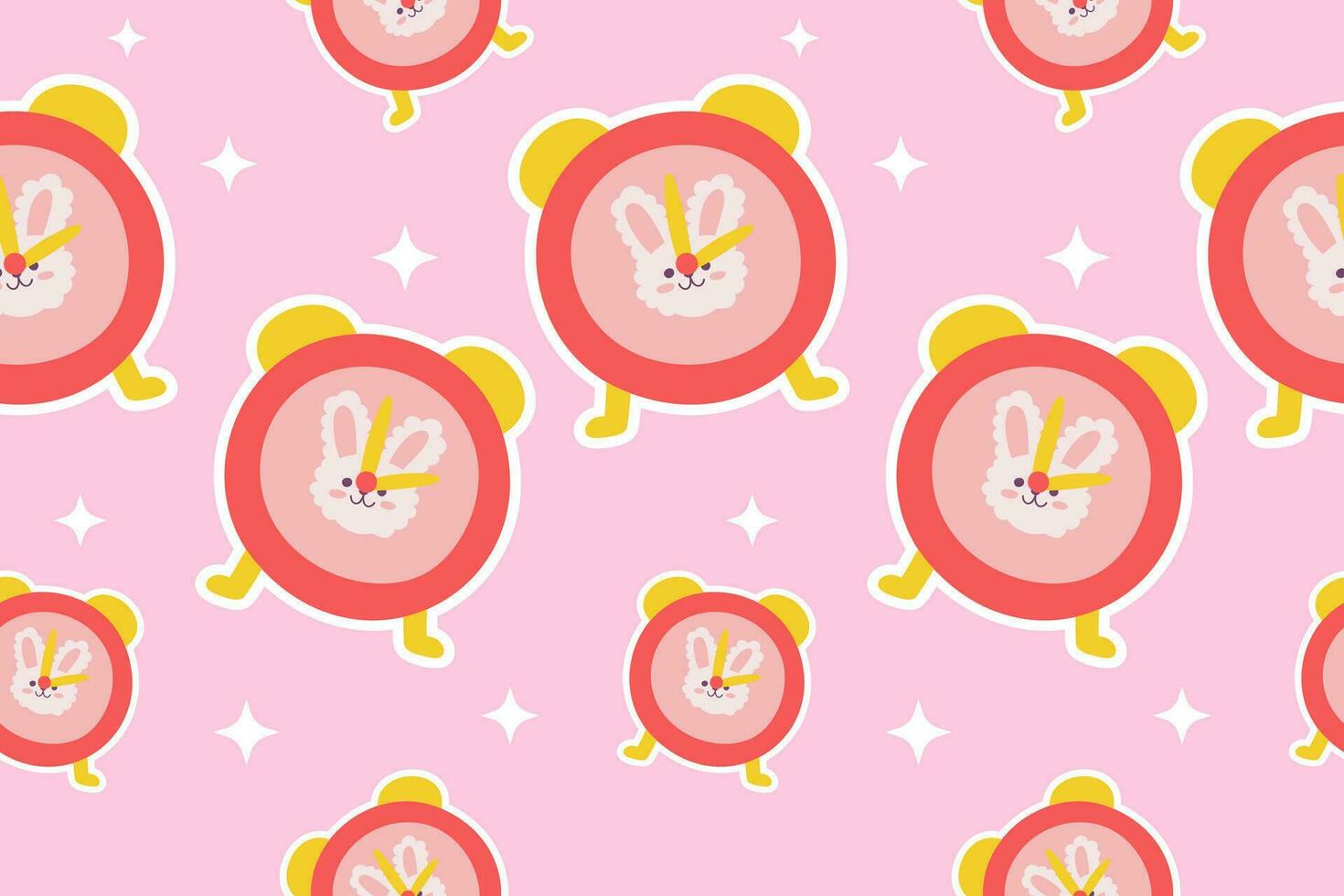 Cute Stationery and office supply Seamless Pattern Background. Back to school theme for wrapping paper, textile, or apparel vector
