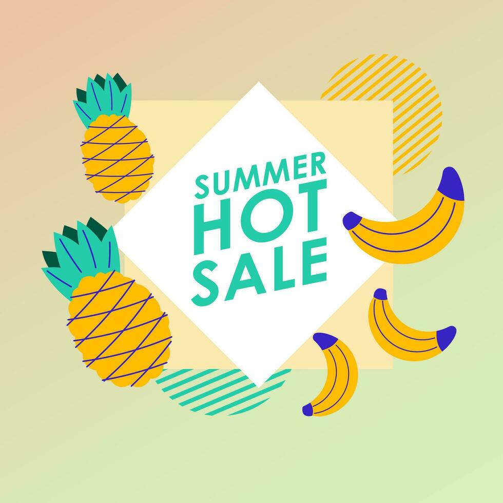 Summer sale brochure discount vector. Special price offer coupon for social media post,  promotion ad, shopping flyer, voucher, website campaign and advertising vector