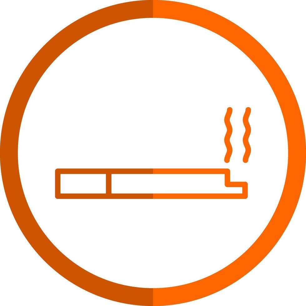 diseño de icono de vector de cigarro