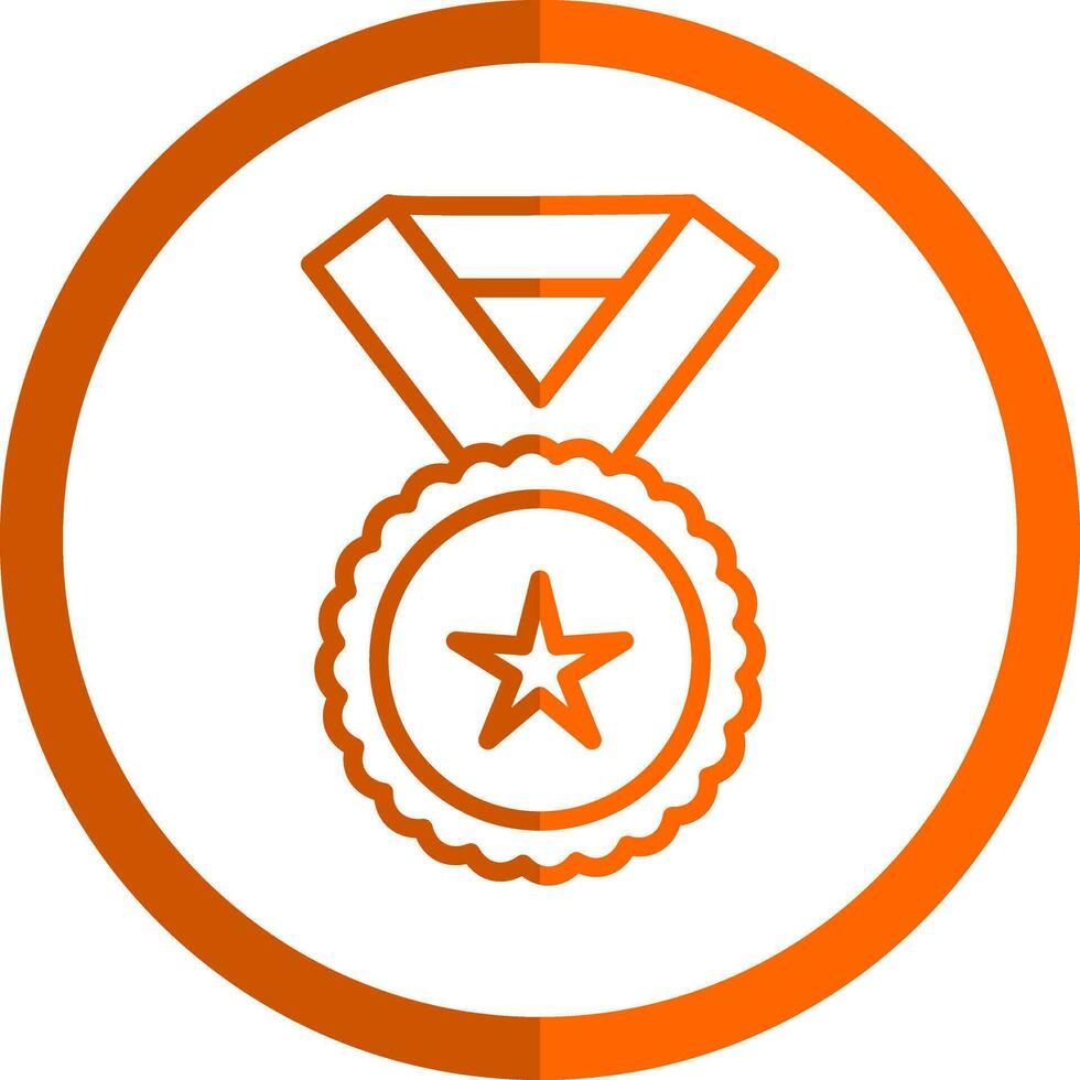 diseño de icono de vector de medalla