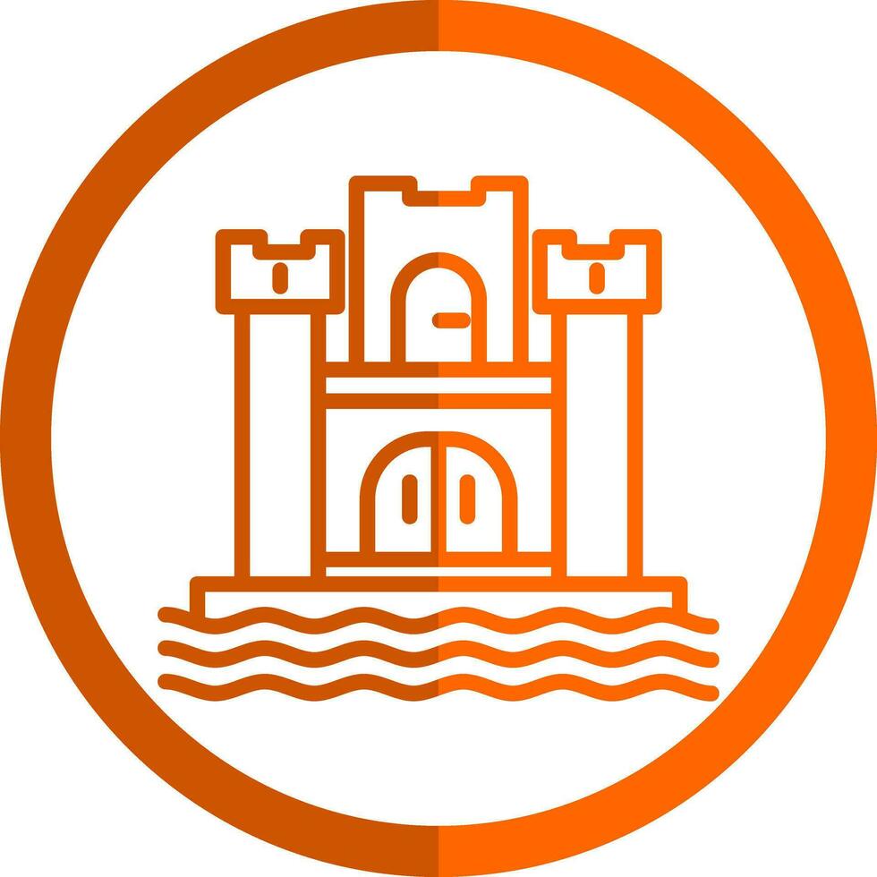Gravensteen Vector Icon Design