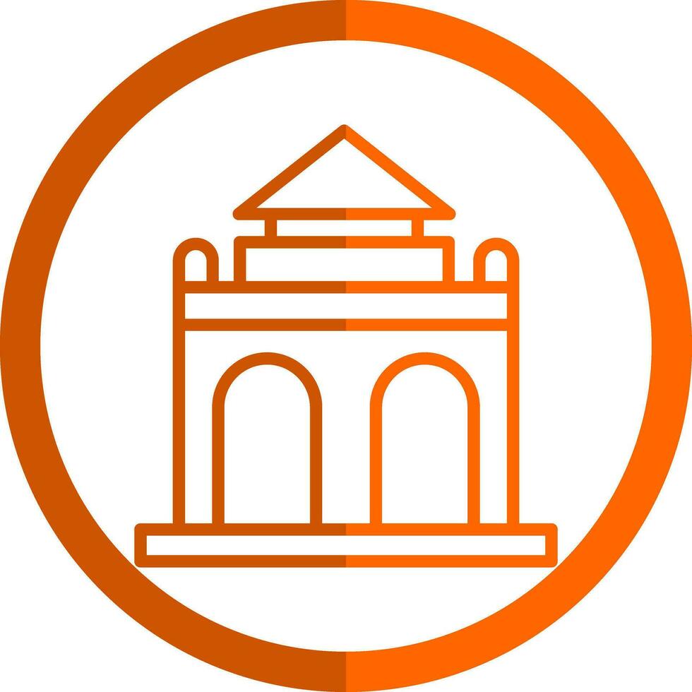 Parc du cinquantenaire Vector Icon Design
