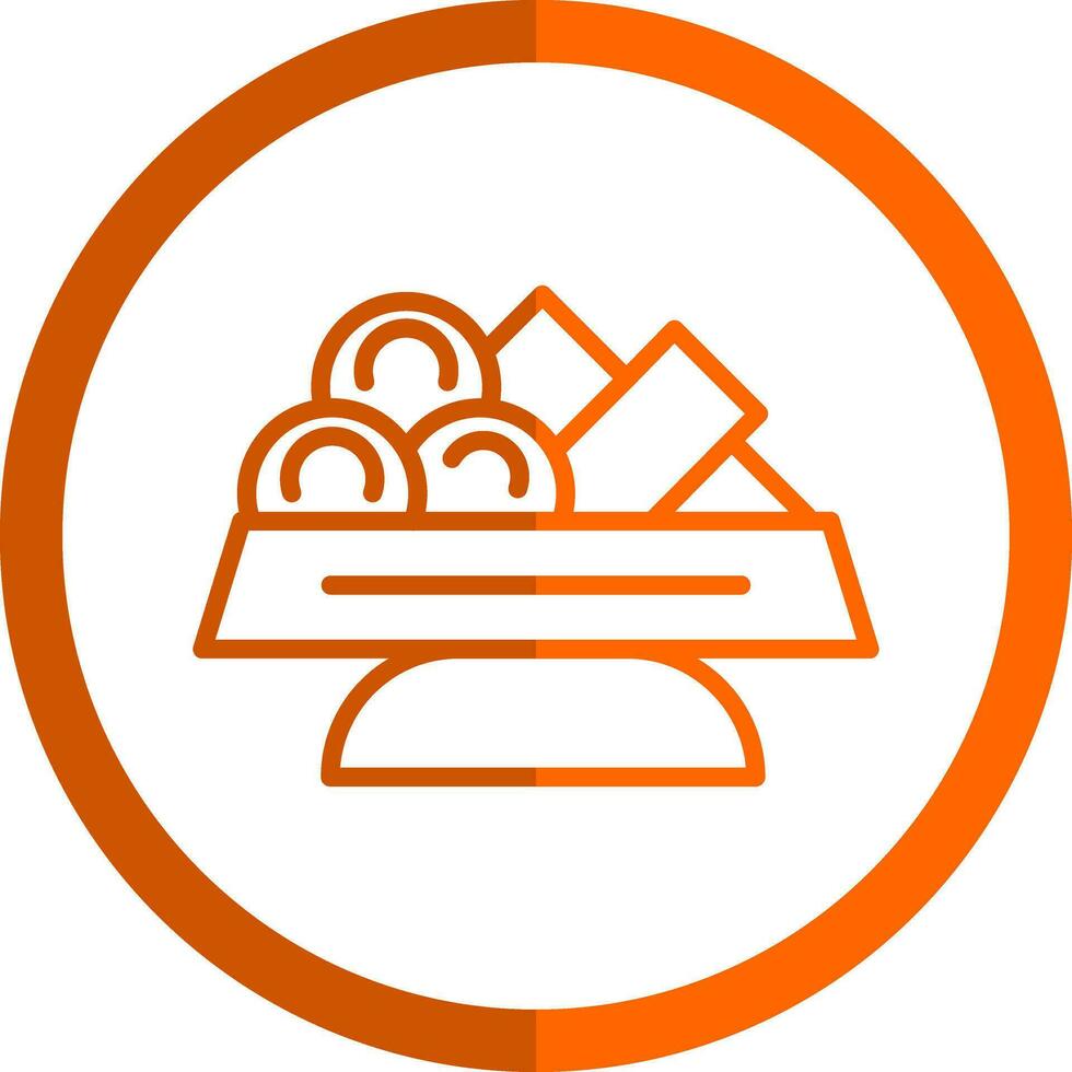 Moules frites Vector Icon Design