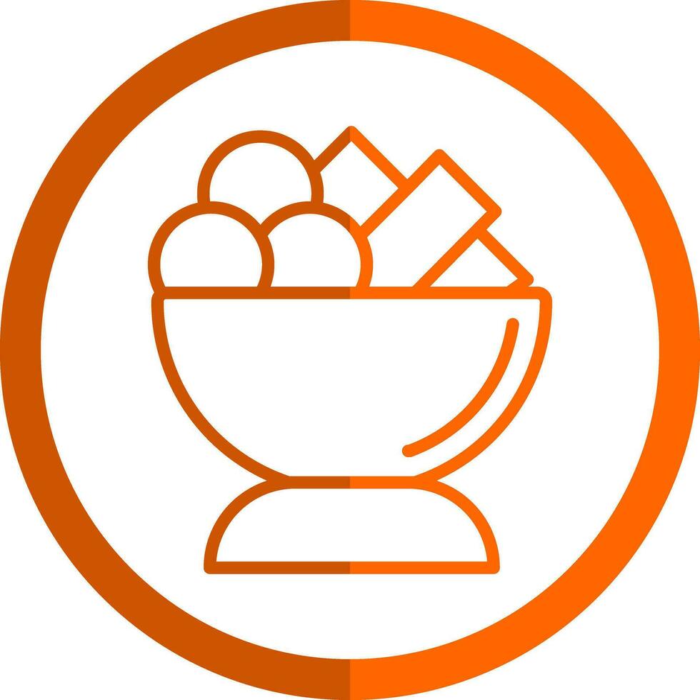 Moules frites Vector Icon Design