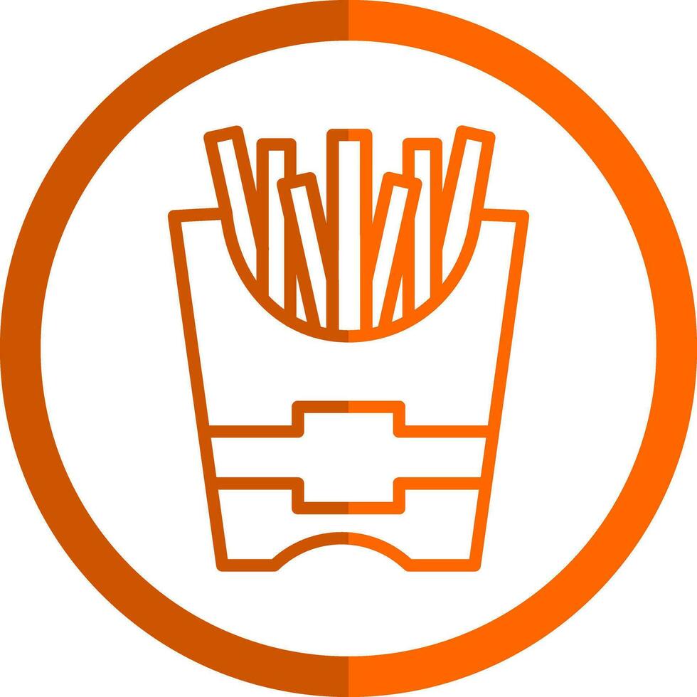 Frites Vector Icon Design