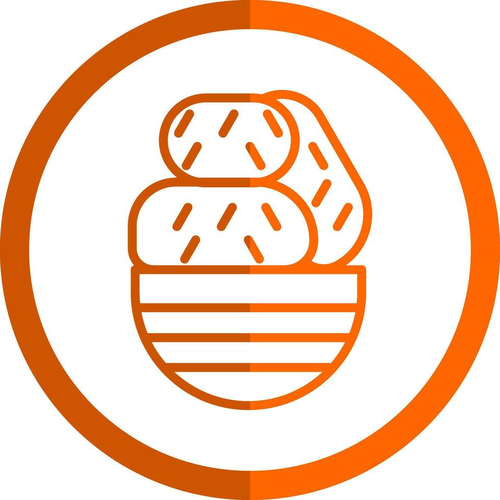 Croquette Vector Icon Design