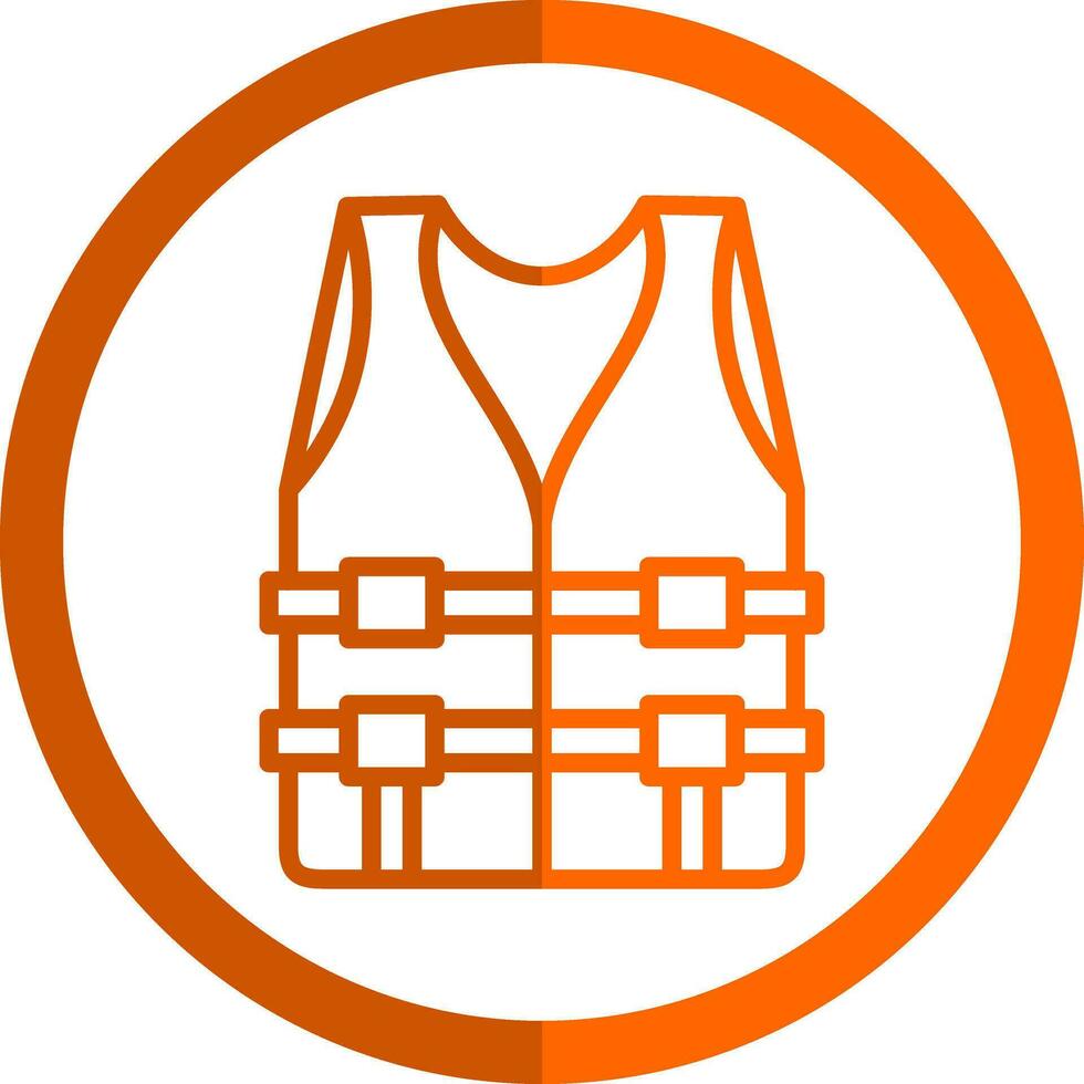 Life jacket Vector Icon Design