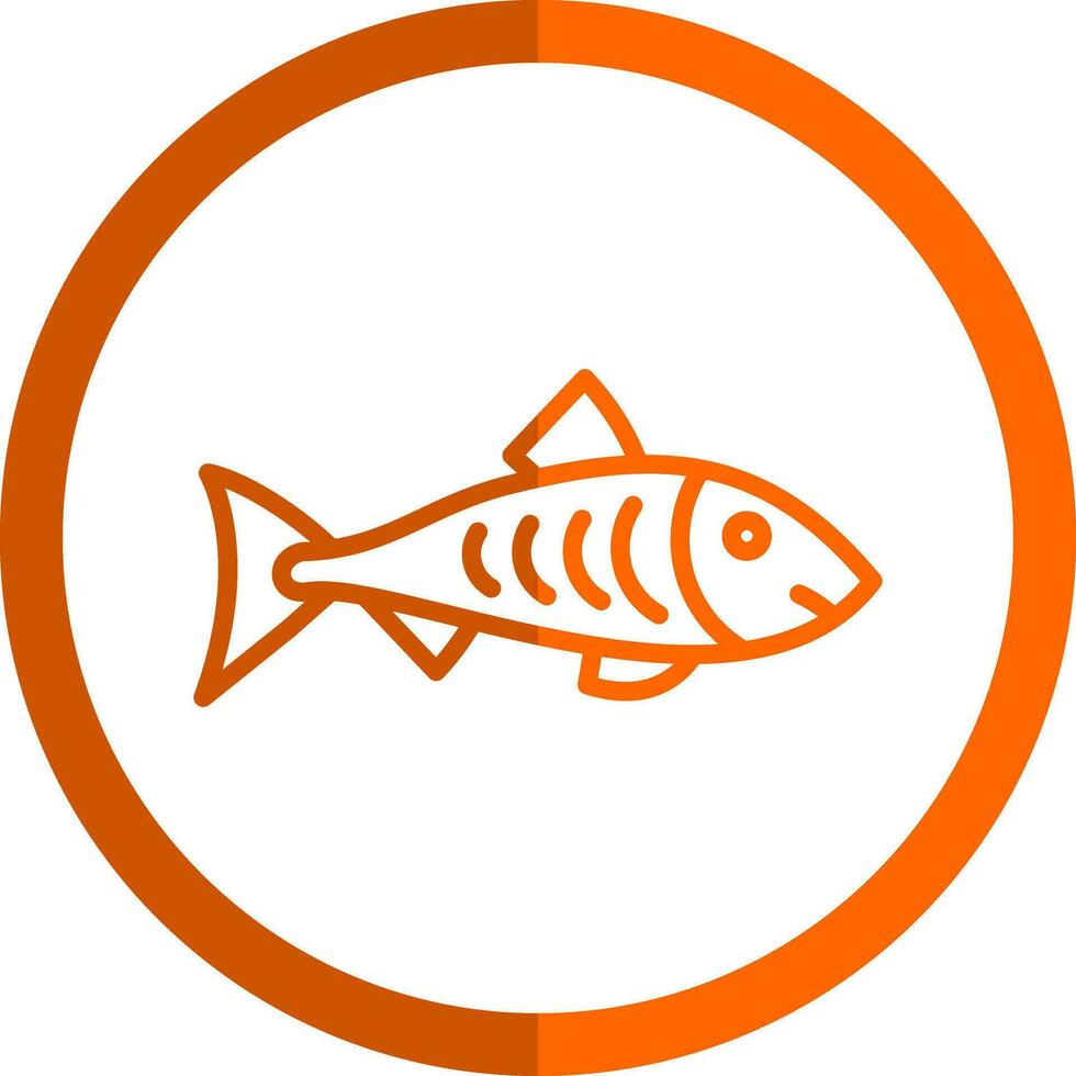 Salmon Vector Icon Design