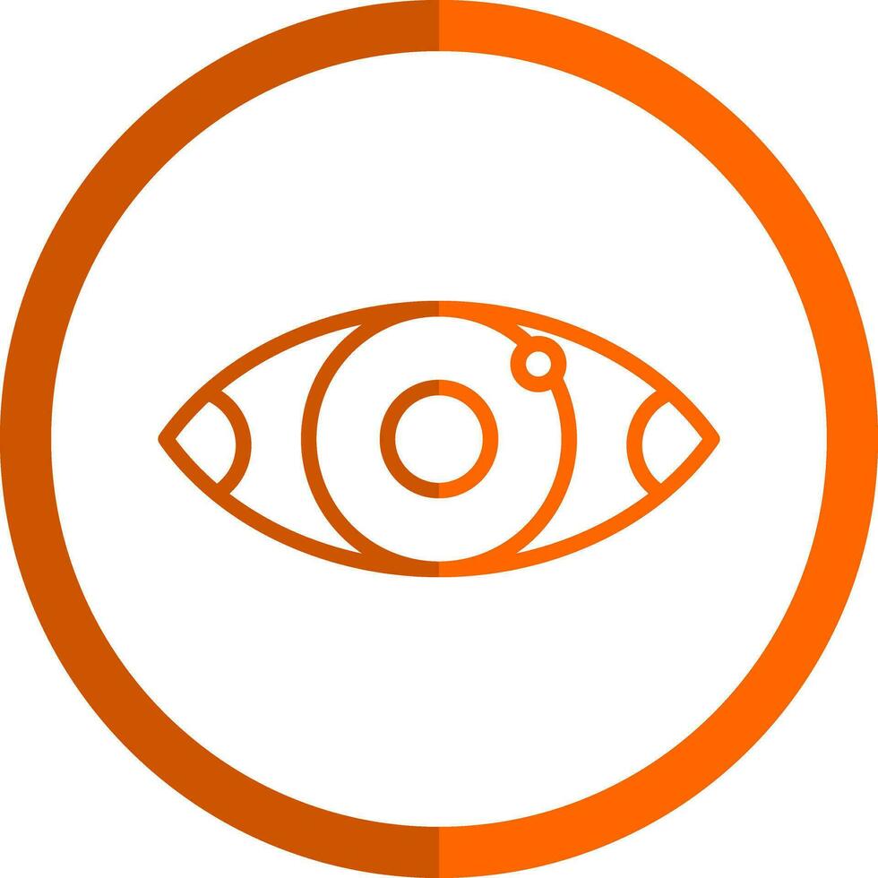 Red eyes Vector Icon Design