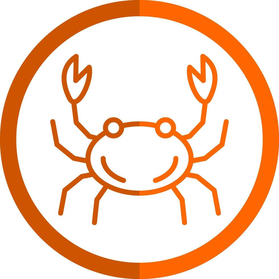 Crab Vector Icon Design