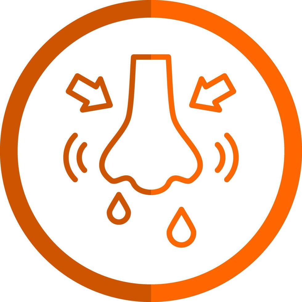 Rhinitis Vector Icon Design