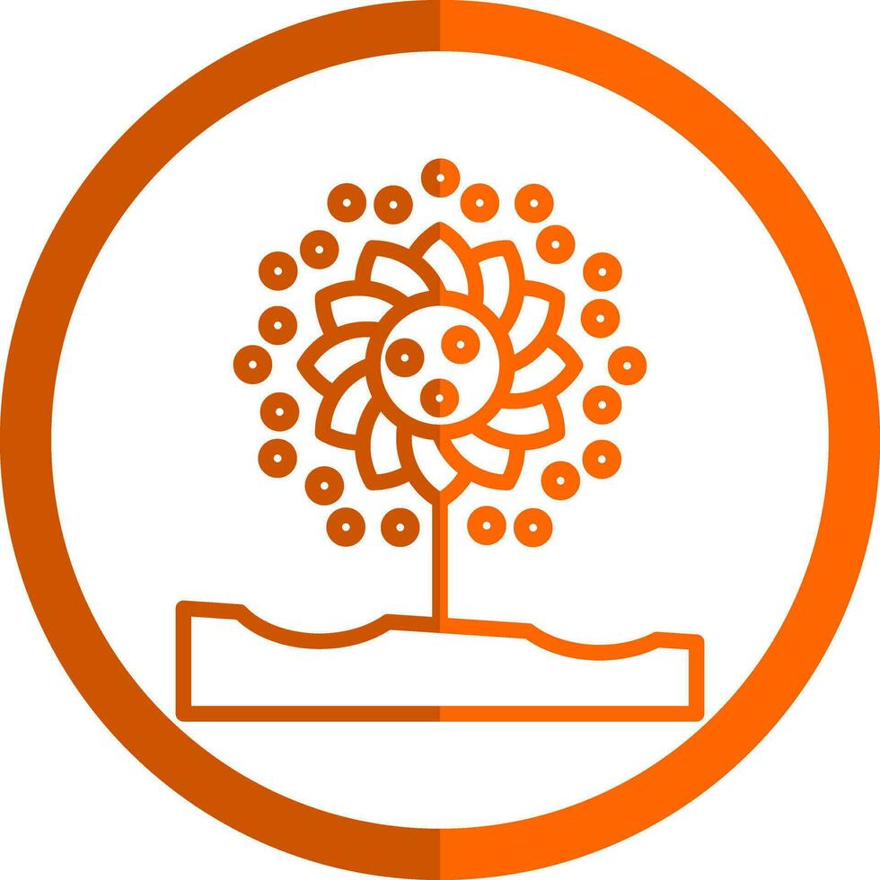 Pollen Vector Icon Design