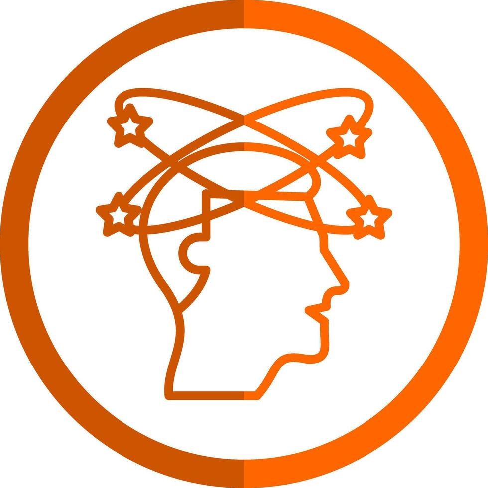 Dizziness Vector Icon Design