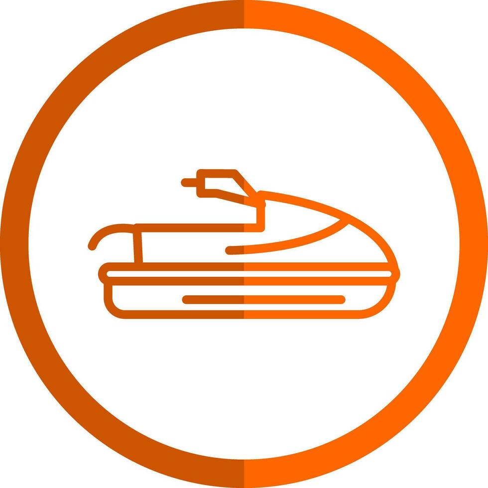 Jet ski Vector Icon Design