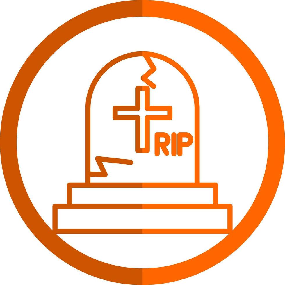 diseño de icono de vector de cementerio