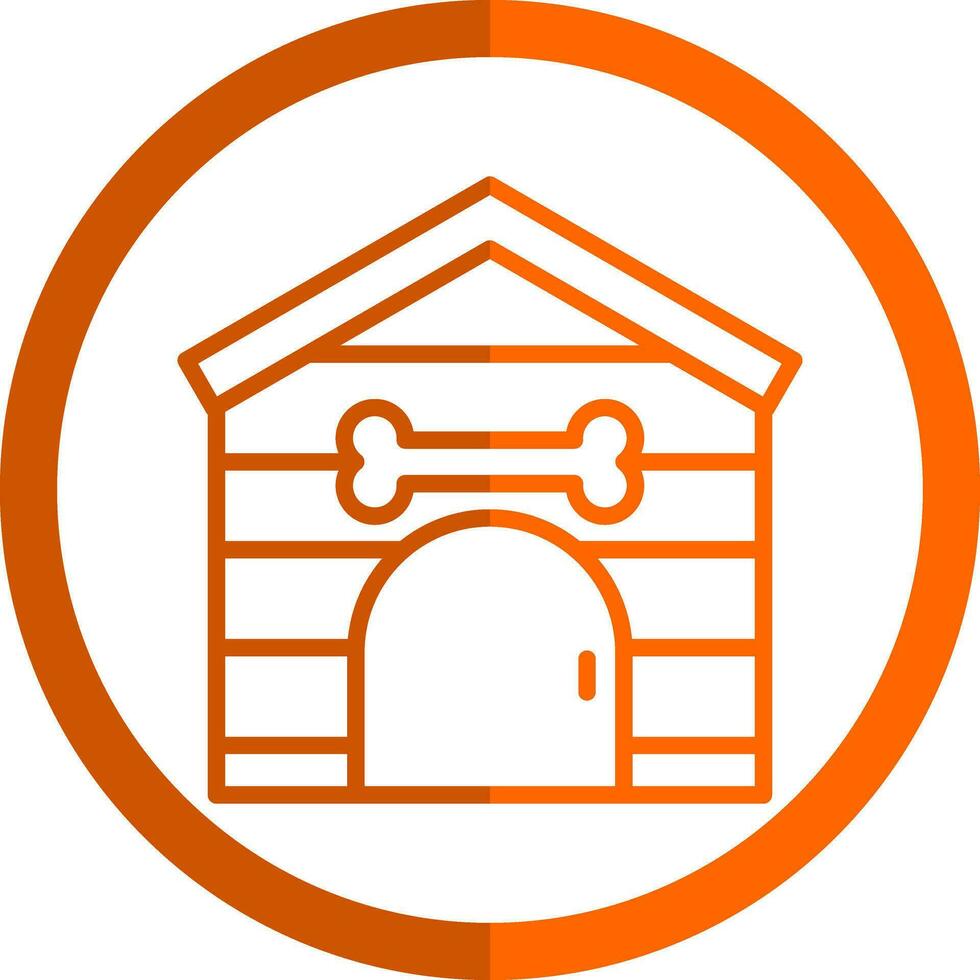 Dog area Vector Icon Design