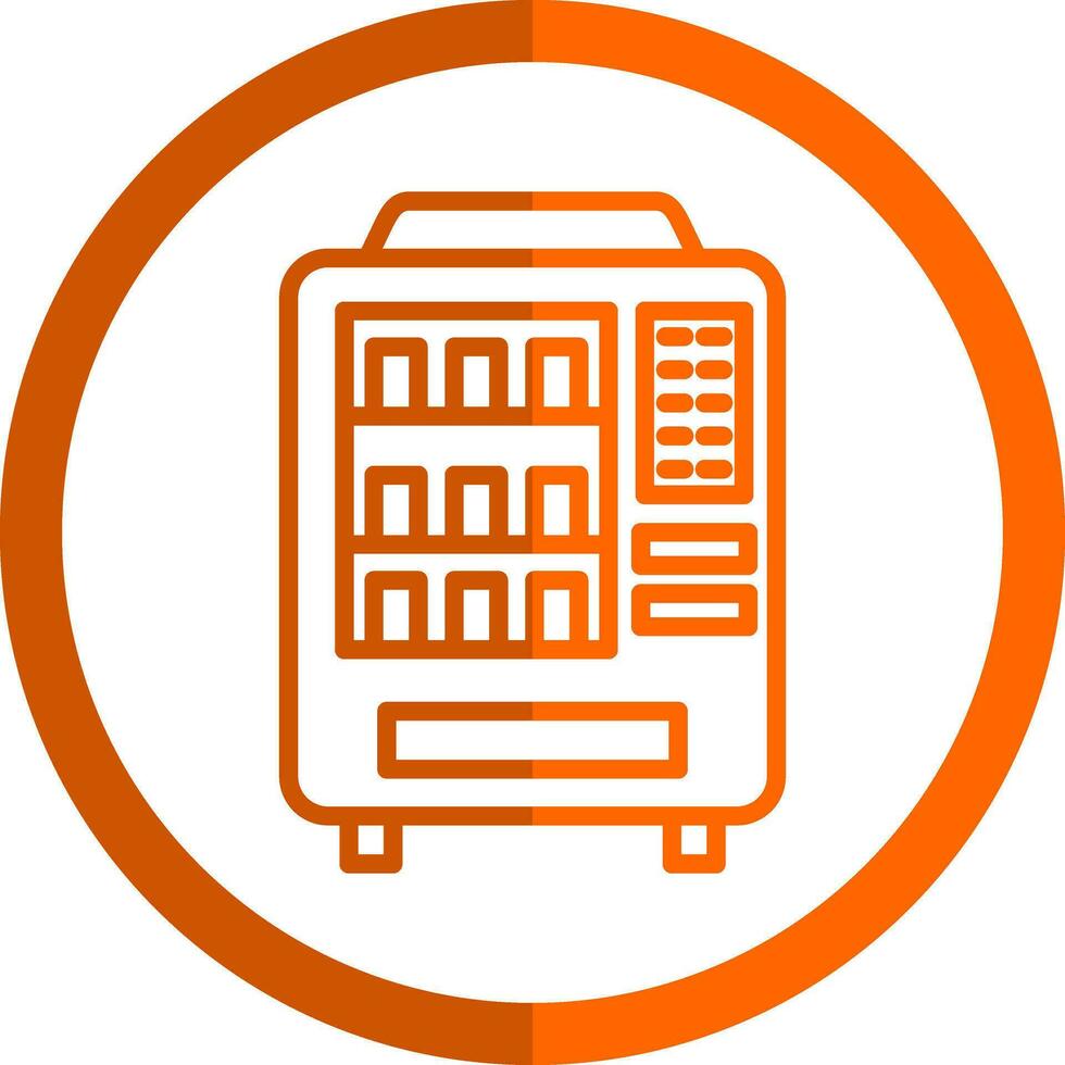 Vending machine Vector Icon Design