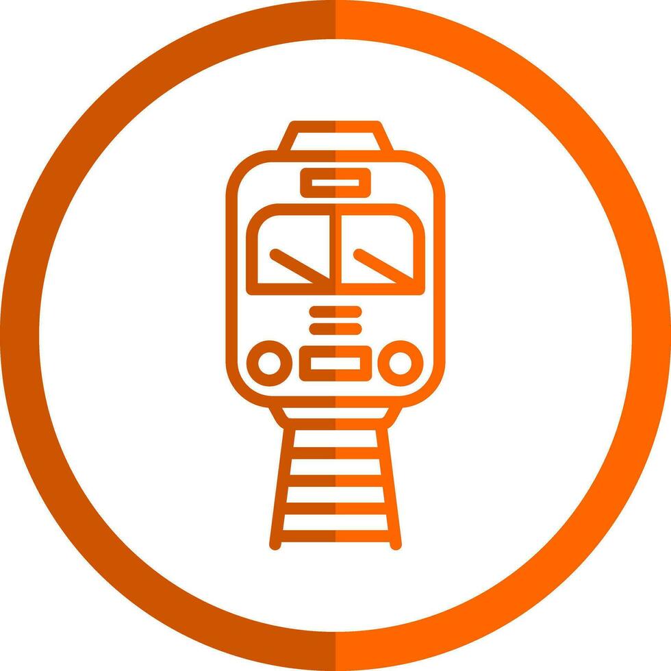 Tram Vector Icon Design
