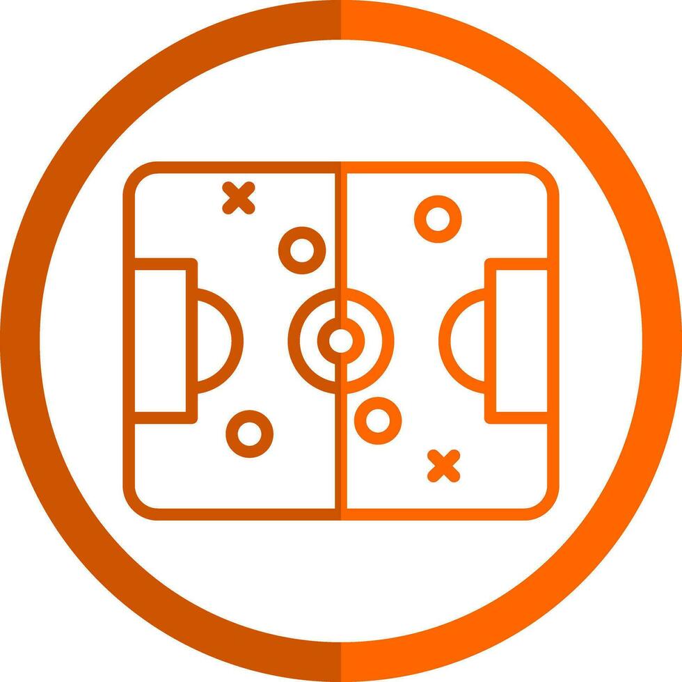 Football field Vector Icon Design