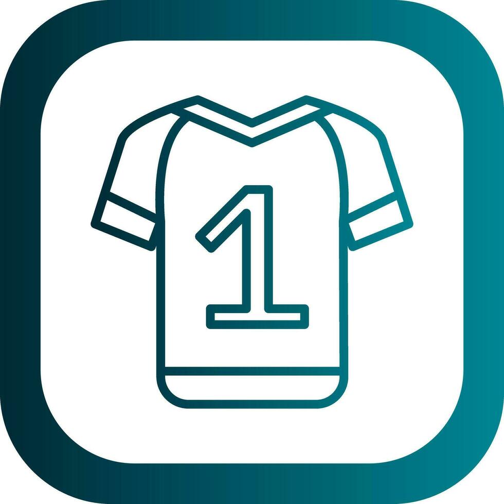 Soccer jersey Vector Icon Design