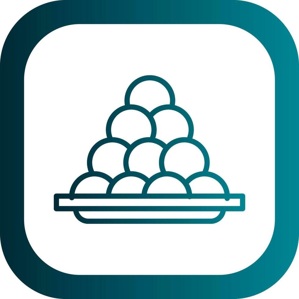 Oliebollen Vector Icon Design
