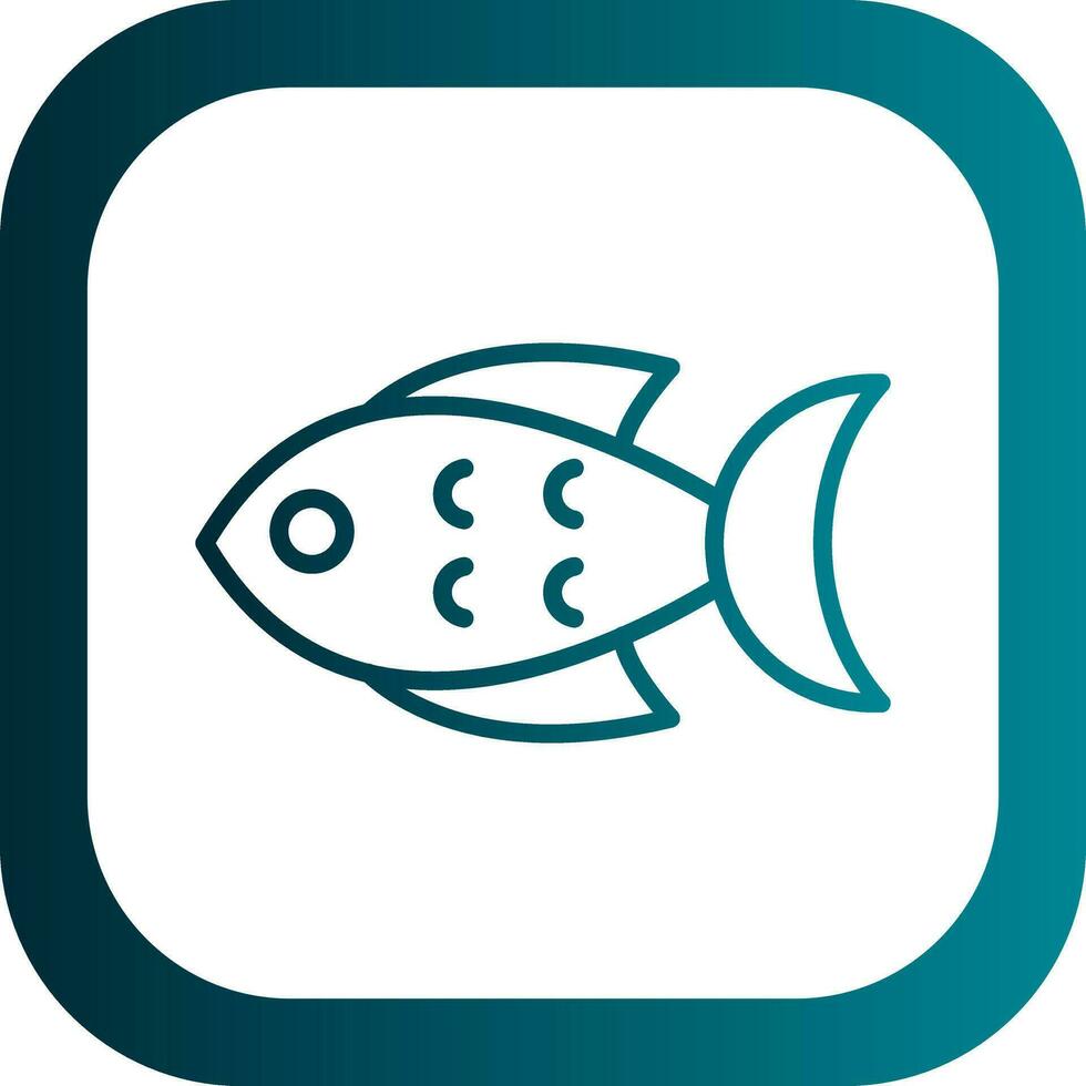 diseño de icono de vector de pescado