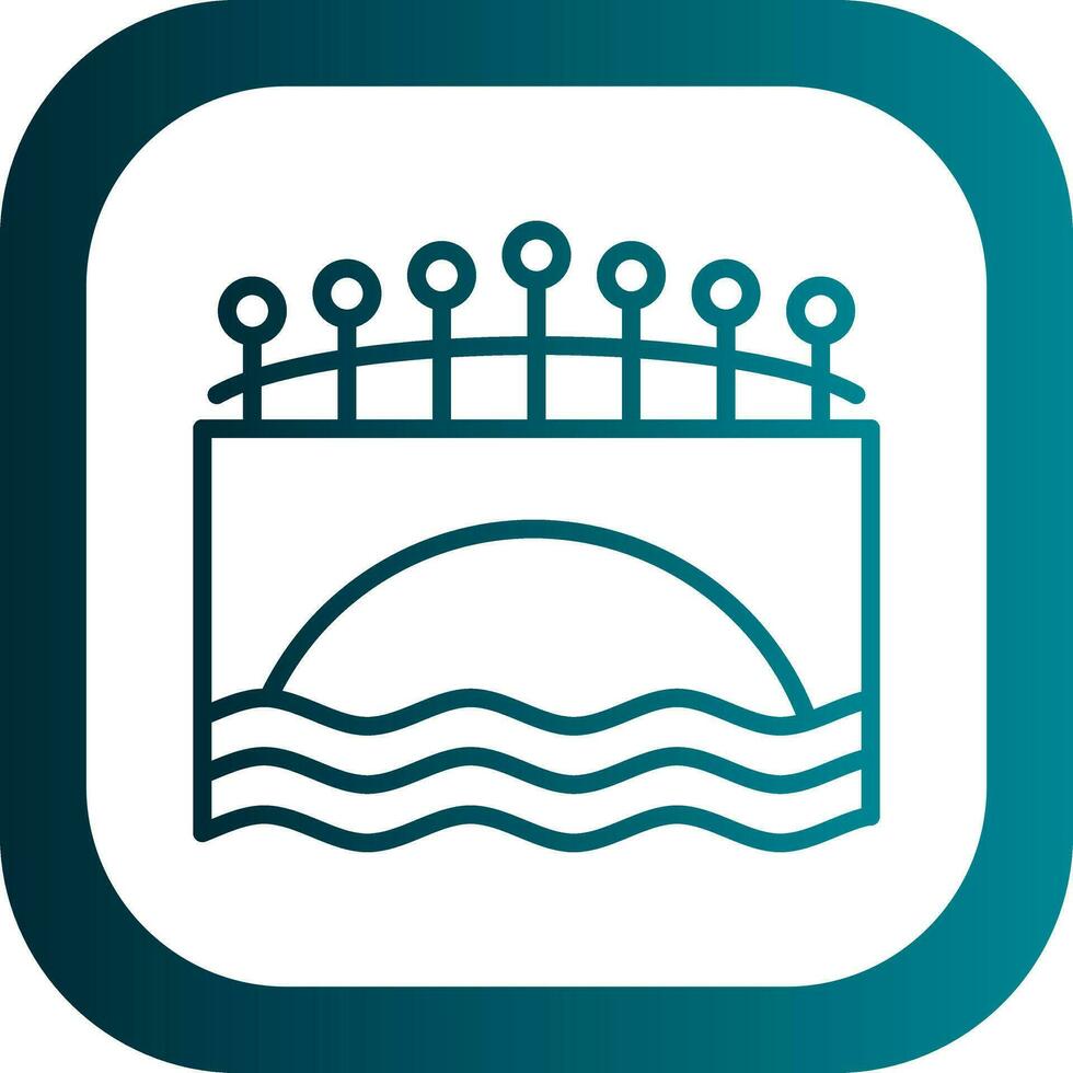 Canal Vector Icon Design