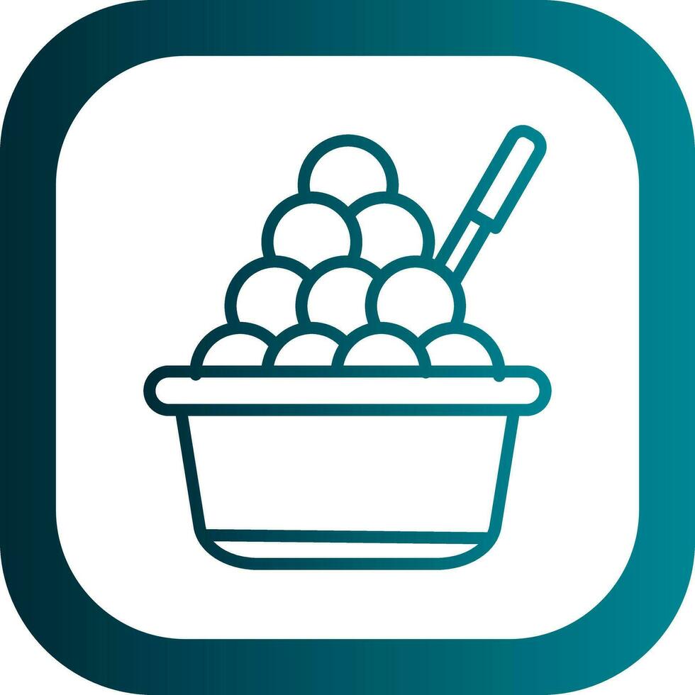 Bitterballen Vector Icon Design