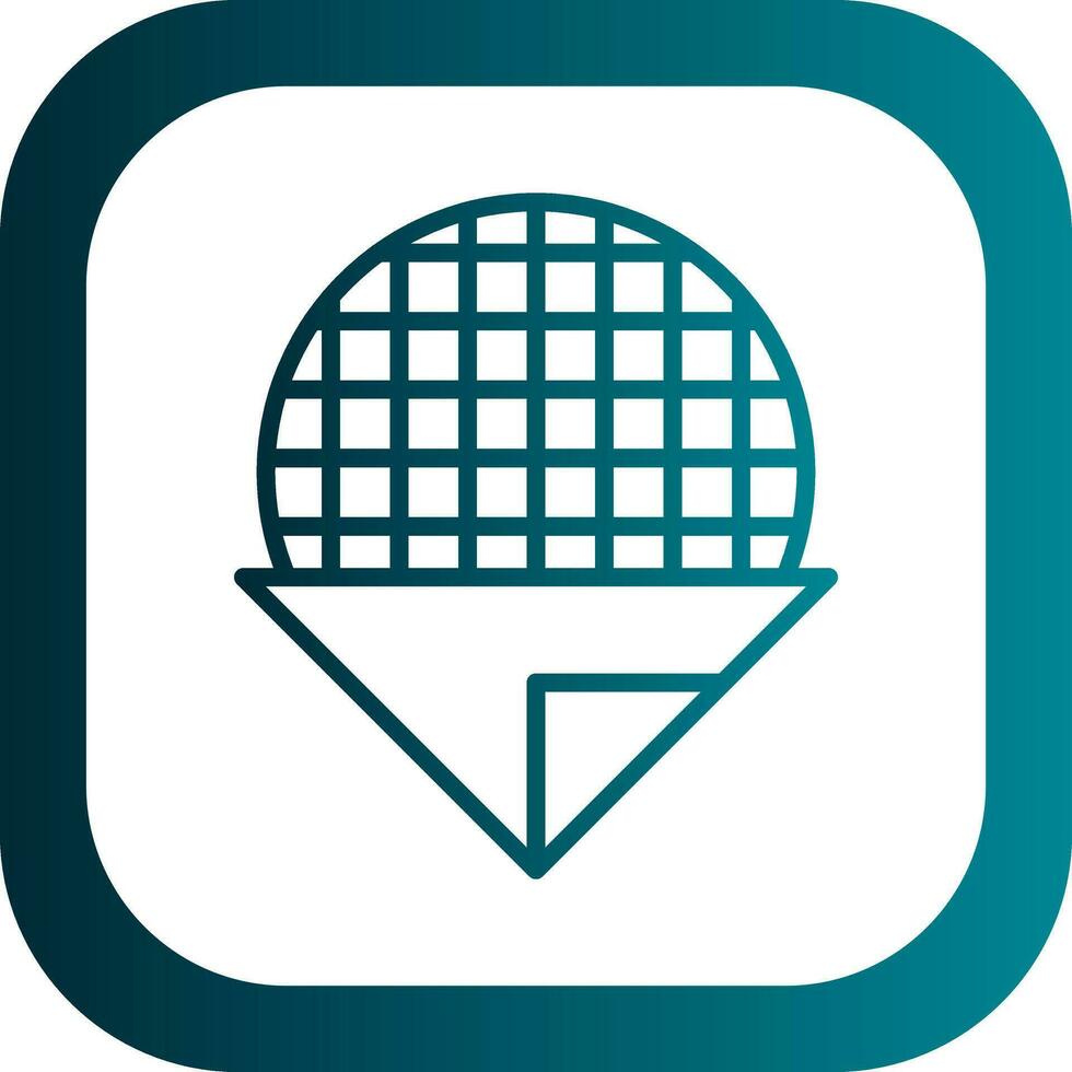 Stroopwafel Vector Icon Design