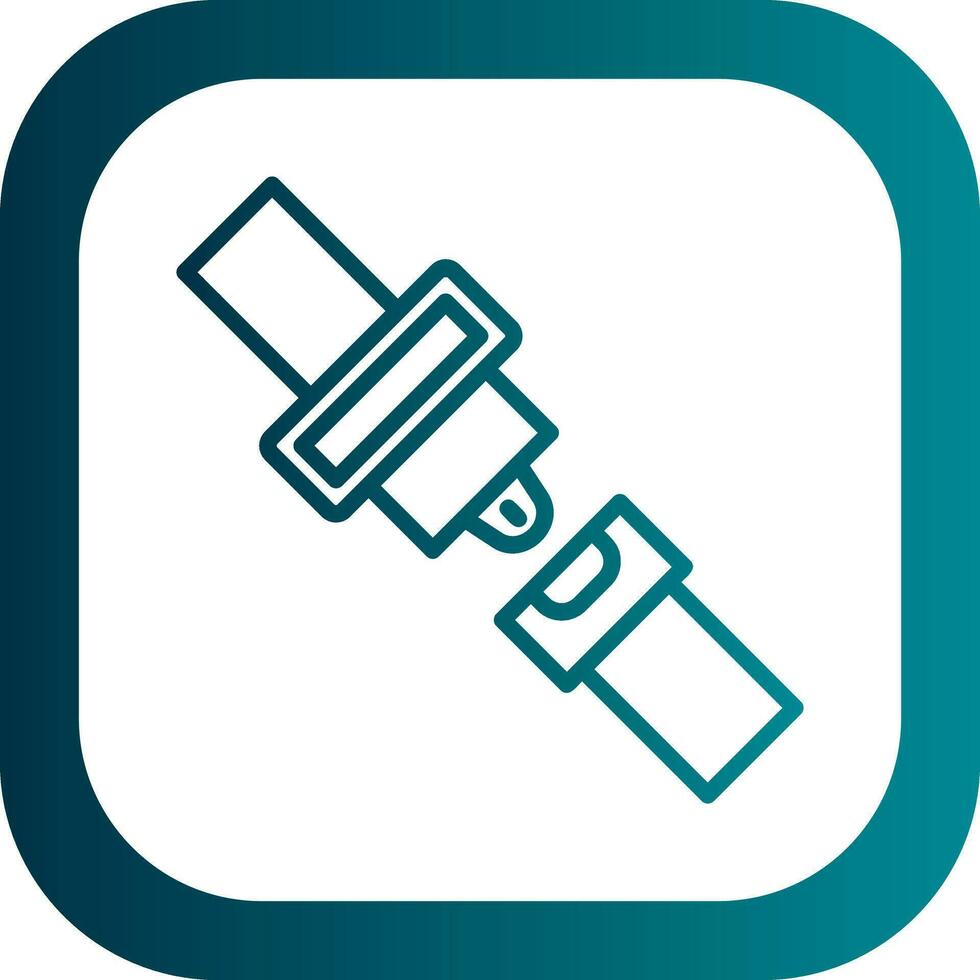 Seat belt Vector Icon Design