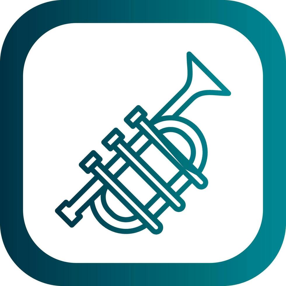 Trumpet Vector Icon Design