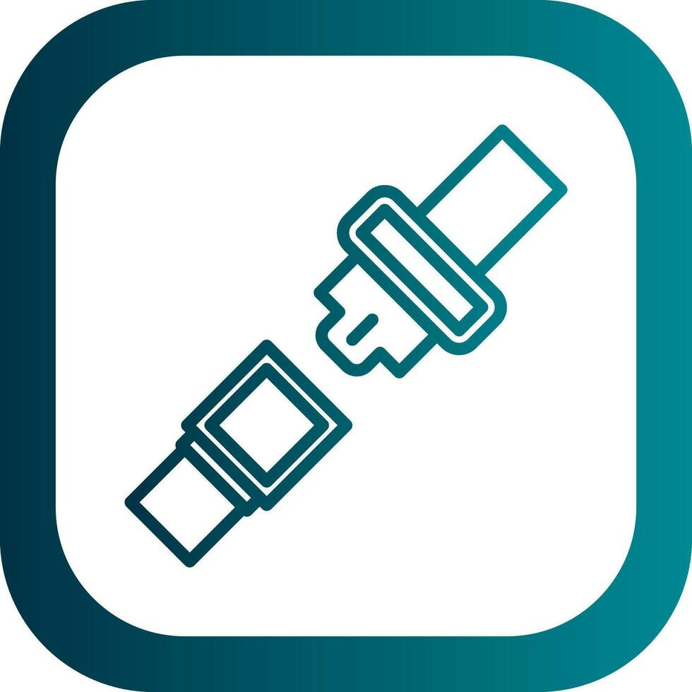 Seat belt Vector Icon Design
