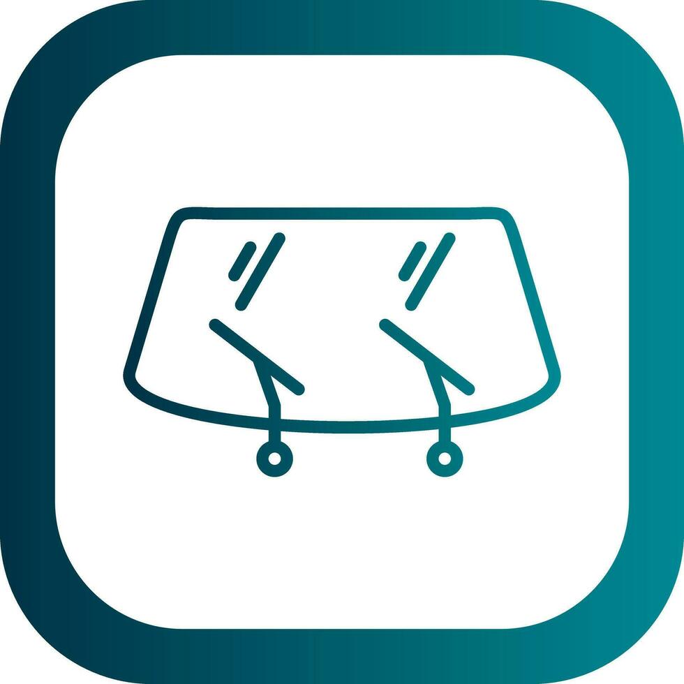 Windshield Vector Icon Design